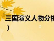 三國演義人物分析諸葛亮（三國演義人物分析）