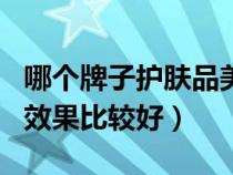 哪個(gè)牌子護(hù)膚品美白效果好（哪款護(hù)膚品美白效果比較好）