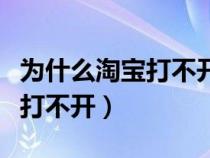 為什么淘寶打不開(kāi)網(wǎng)頁(yè)怎么辦(淘寶網(wǎng)為什么打不開(kāi)) 為什么淘寶打不開(kāi)網(wǎng)頁(yè)怎么辦(淘寶網(wǎng)為什么打不開(kāi))