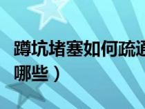 蹲坑堵塞如何疏通（蹲坑廁所堵了疏通妙招有哪些）