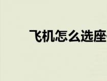 飛機(jī)怎么選座位號(hào)（飛機(jī)怎么選座）