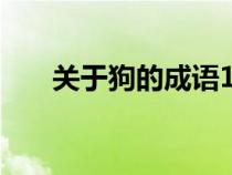 關(guān)于狗的成語100個(gè)（關(guān)于狗的成語）
