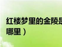 紅樓夢(mèng)里的金陵是現(xiàn)在的哪里(金陵是現(xiàn)在的哪里) 紅樓夢(mèng)里的金陵是現(xiàn)在的哪里(金陵是現(xiàn)在的哪里)
