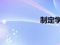 制定學(xué)習(xí)計(jì)劃怎么做