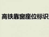 高鐵靠窗座位標(biāo)識圖片（高鐵靠窗座位標(biāo)識）
