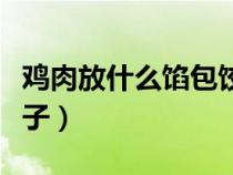 雞肉放什么餡包餃子（雞肉可以做什么餡的餃子）