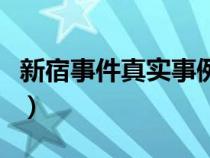 新宿事件真實事例原型（新宿事件是真實的么）