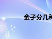 金孑分幾種（金子分哪幾種）