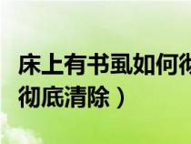 床上有書虱如何徹底清除掉（床上有書虱如何徹底清除）