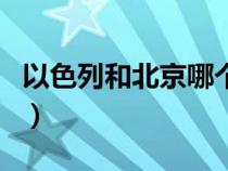 以色列和北京哪個(gè)大（以色列有北京面積大嗎）