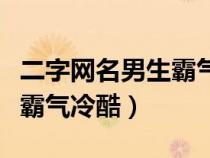 二字網(wǎng)名男生霸氣冷酷兩個(gè)字（二字網(wǎng)名男生霸氣冷酷）