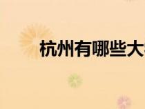 杭州有哪些大學(xué)（浙江有哪些大學(xué)）