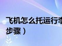 飛機(jī)怎么托運(yùn)行李步驟圖(飛機(jī)怎么托運(yùn)行李步驟) 飛機(jī)怎么托運(yùn)行李步驟圖(飛機(jī)怎么托運(yùn)行李步驟)