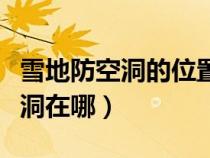 雪地防空洞的位置在哪里怎么進去（雪地防空洞在哪）