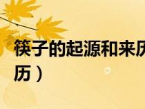 筷子的起源和來歷動畫視頻（筷子的起源和來歷）