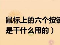 鼠標上的六個按鍵圖解（鼠標左側(cè)的兩個按鈕是干什么用的）