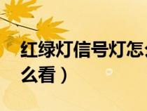 紅綠燈信號(hào)燈怎么看 圖片（紅綠燈信號(hào)燈怎么看）