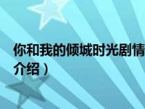 你和我的傾城時光劇情介紹電視貓（你和我的傾城時光劇情介紹）