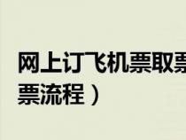 網(wǎng)上訂飛機票取票流程視頻（網(wǎng)上訂飛機票取票流程）