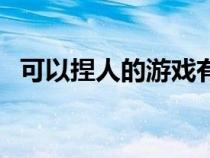 可以捏人的游戲有哪些（可以捏人的游戲）