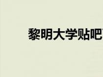 黎明大學(xué)貼吧百度（黎明大學(xué)貼吧）