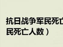 抗日戰(zhàn)爭軍民死亡人數(shù)總數(shù)(抗日戰(zhàn)爭中國軍民死亡人數(shù)) 抗日戰(zhàn)爭軍民死亡人數(shù)總數(shù)(抗日戰(zhàn)爭中國軍民死亡人數(shù))