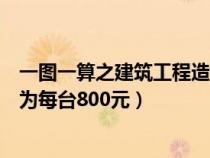 一圖一算之建筑工程造價(jià)電子版（有一批圖形計(jì)算器原售價(jià)為每臺(tái)800元）