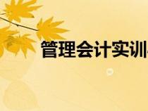 管理會計實(shí)訓(xùn)心得體會（管理會計）