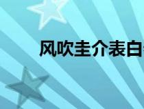 風(fēng)吹圭介表白春野武藏（春野武藏）