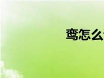 鸞怎么讀（卞怎么讀）