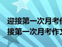 迎接第一次月考作文怎么寫450字左右w（迎接第一次月考作文）