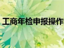 工商年檢申報操作步驟（工商年檢如何申報）