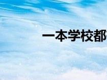 一本學校都有哪些（一本學校）
