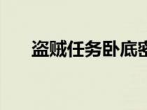 盜賊任務臥底密探怎么做（盜賊任務）