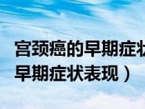 宮頸癌的早期癥狀表現(xiàn)有哪些圖片（宮頸癌的早期癥狀表現(xiàn)）