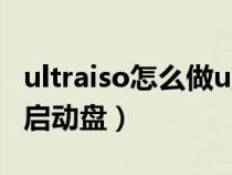 ultraiso怎么做u盤啟動盤（ultralso制作u盤啟動盤）
