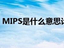 MIPS是什么意思計(jì)算機(jī)（mips是什么意思）