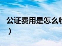公證費(fèi)用是怎么收取的（公證費(fèi)計(jì)入什么科目）