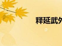 釋延武外國人（釋延武）