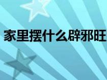 家里擺什么辟邪旺財(cái)（家里擺什么鎮(zhèn)宅辟邪）