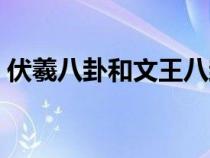 伏羲八卦和文王八卦有什么區(qū)別（伏羲八卦）