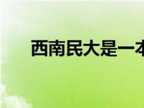 西南民大是一本還是二本（西南民大）