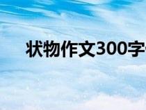 狀物作文300字優(yōu)秀（狀物作文300字）