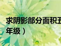 求陰影部分面積五年級(jí)（求陰影部分的面積五年級(jí)）