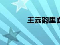 王嘉韻里面的含義（王嘉韻）
