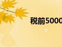 稅前5000到手多少（稅前）