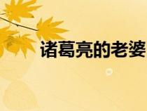 諸葛亮的老婆圖片（諸葛亮的老婆）