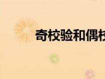 奇校驗(yàn)和偶校驗(yàn)怎么算(奇校驗(yàn)) 奇校驗(yàn)和偶校驗(yàn)怎么算(奇校驗(yàn))