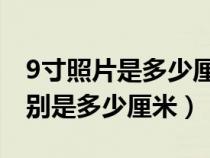 9寸照片是多少厘米 長寬（9寸照片的長寬分別是多少厘米）