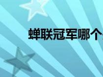 蟬聯(lián)冠軍哪個是錯別字（蟬聯(lián)冠軍）